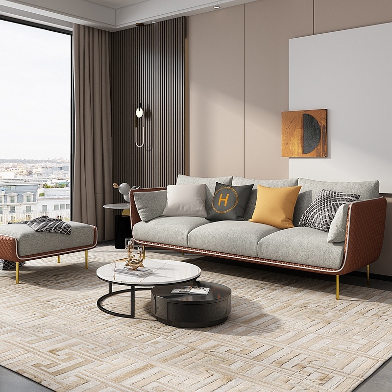 Không gian phòng khách với sofa