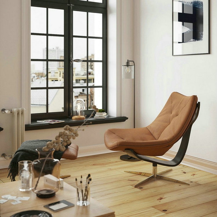 Khong gian sang trong ghe sofa don Dolphin Armchair tai MVP HOME