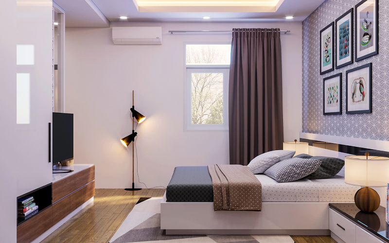Tạo không gian phòng ngủ mới với LED