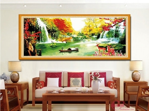 Trang Trí Nhà Cửa Đón Tết Bằng Tranh Chữ Thập