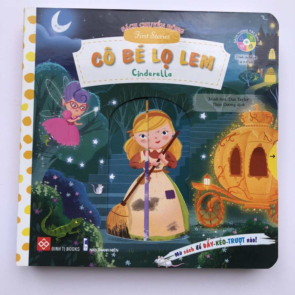 Sách chuyển động - First stories - Cinderella - Cô bé Lọ Lem