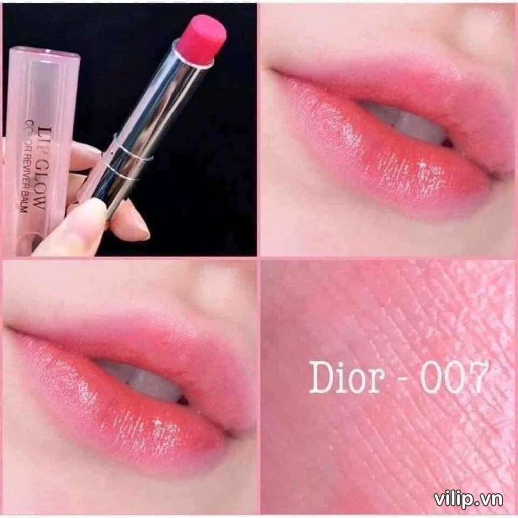 Son Dior Addict Lip Glow số 011 Rose Gold màu Hồng Cam nhũ của Pháp thỏi  32gr son dưỡng có màu  Lazadavn