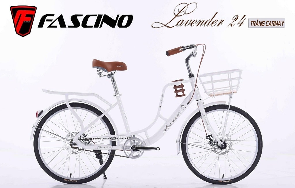 Xe đạp Fascino Lavender 24 Inch | Bike2School - Hệ thống bán lẻ xe