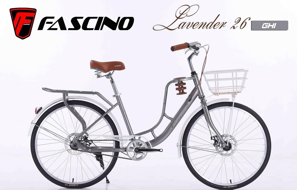 Xe đạp Fascino Lavender 26 Inch | Bike2School - Hệ thống bán lẻ xe đạp