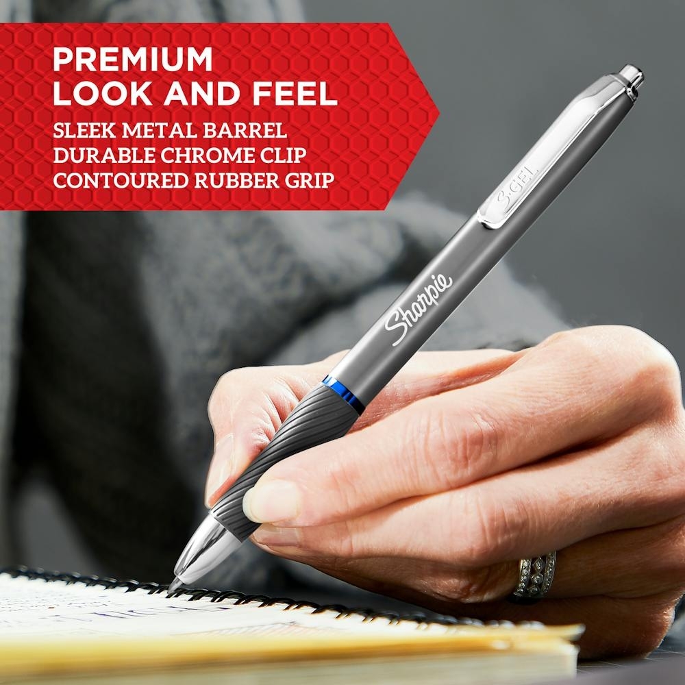 Bút bi gel vỏ kim loại cao cấp Sharpie S-Gel Pen 0.5mm - 0.7mm