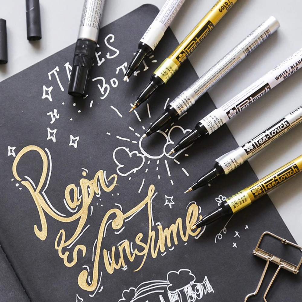 Bút sơn dầu vẽ lên mọi bề mặt Sakura PenTouch Medium Point - Ngòi 2.0mm