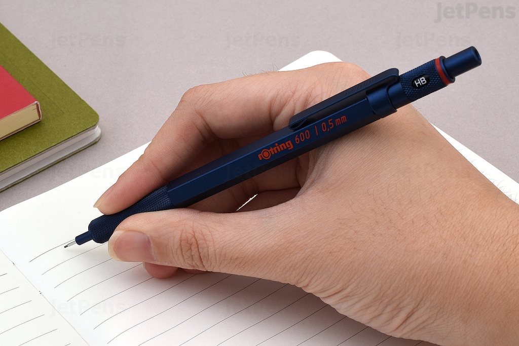 Bút chì cơ học cao cấp Rotring 600 0.5mm - Xanh dương (Blue)