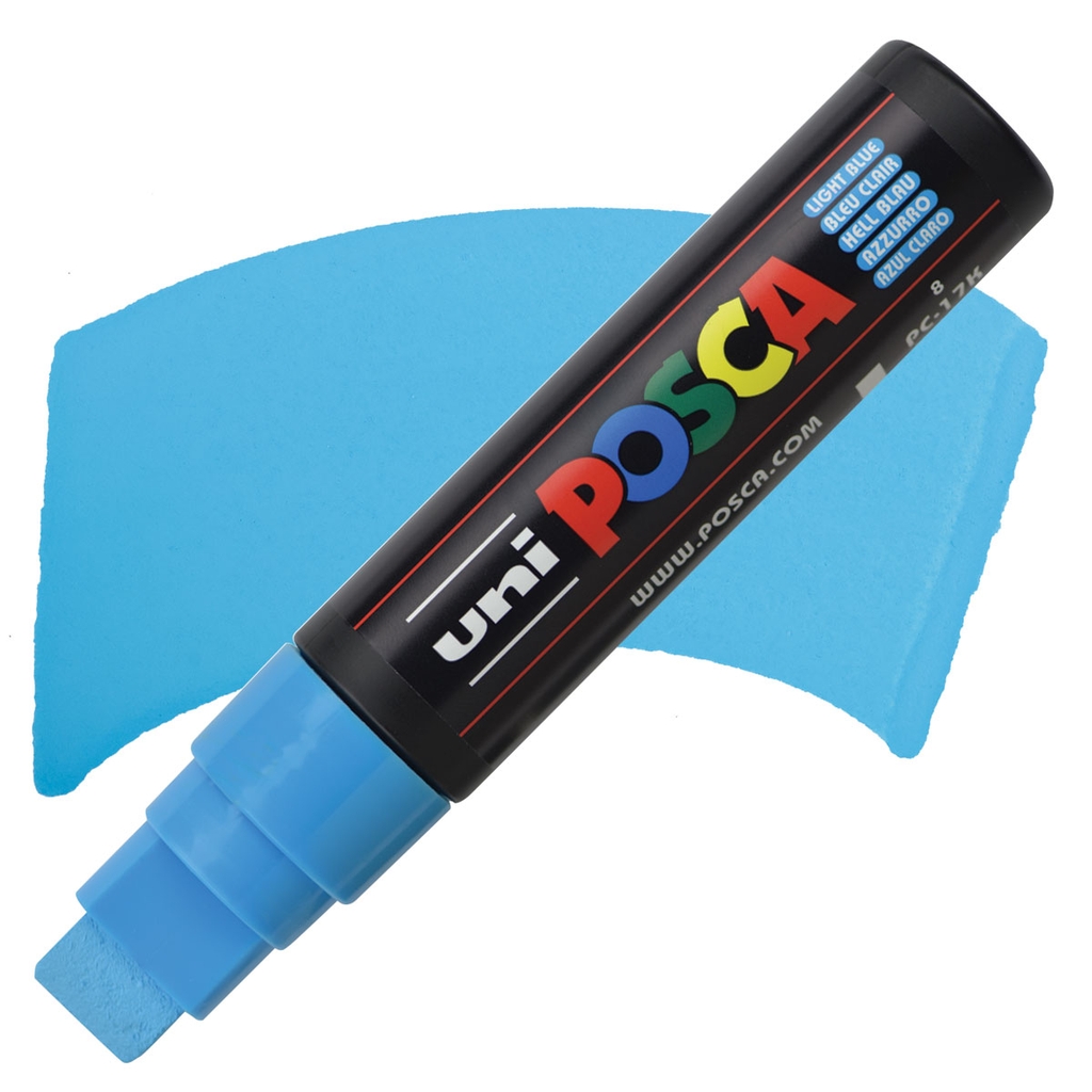 Bút sơn vẽ trên nhiều chất liệu Uni Posca PC-17k (Ngòi XXL Chisel 15.0mm) (Cây lẻ)