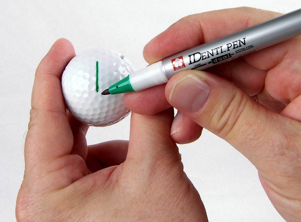 Bút lông dầu 2 đầu vẽ đa chất liệu Sakura Identi Pen - Ngòi 0.4mm / 1.0mm