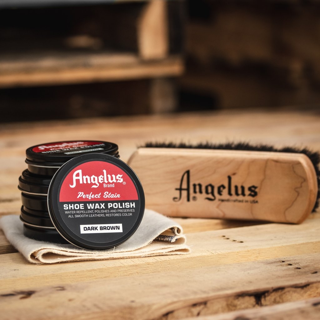 Xi đánh giày da cao cấp Angelus Shoe Wax Polish - Midnight Green