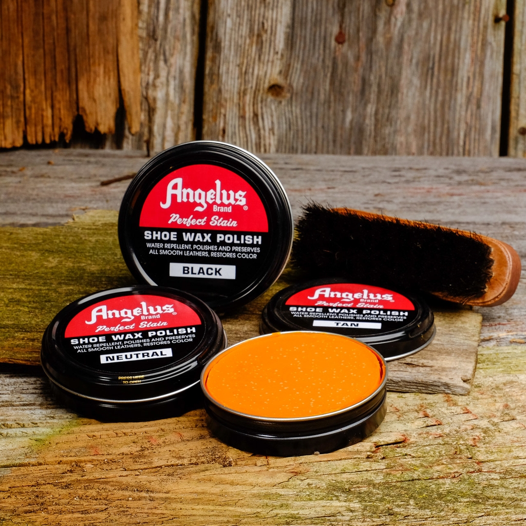 Xi đánh giày da cao cấp Angelus Shoe Wax Polish - Đỏ (Red)