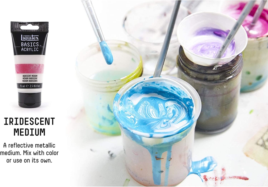 Bộ 5 dung môi cho người mới bắt đầu Liquitex Basics Acrylic Mediums Starter Set