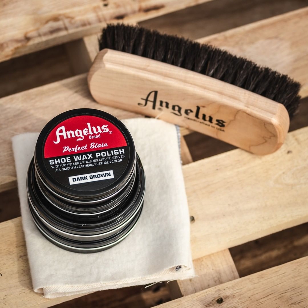 Xi đánh giày da cao cấp Angelus Shoe Wax Polish - Đỏ (Red)