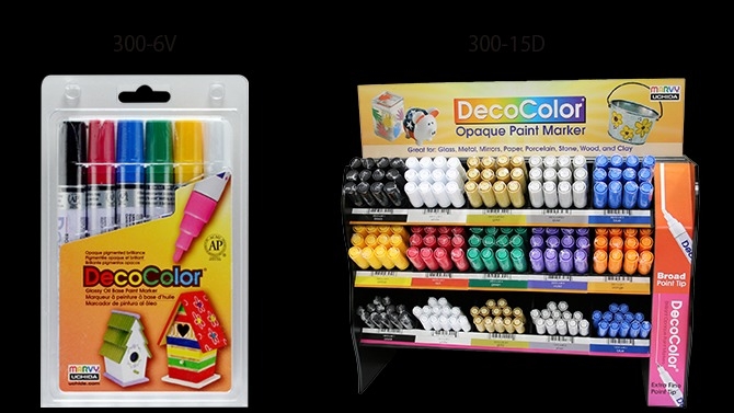 Bút sơn vẽ đa chất liệu, không xóa được Marvy Uchida DecoColor #728 - Ngòi 2.0mm