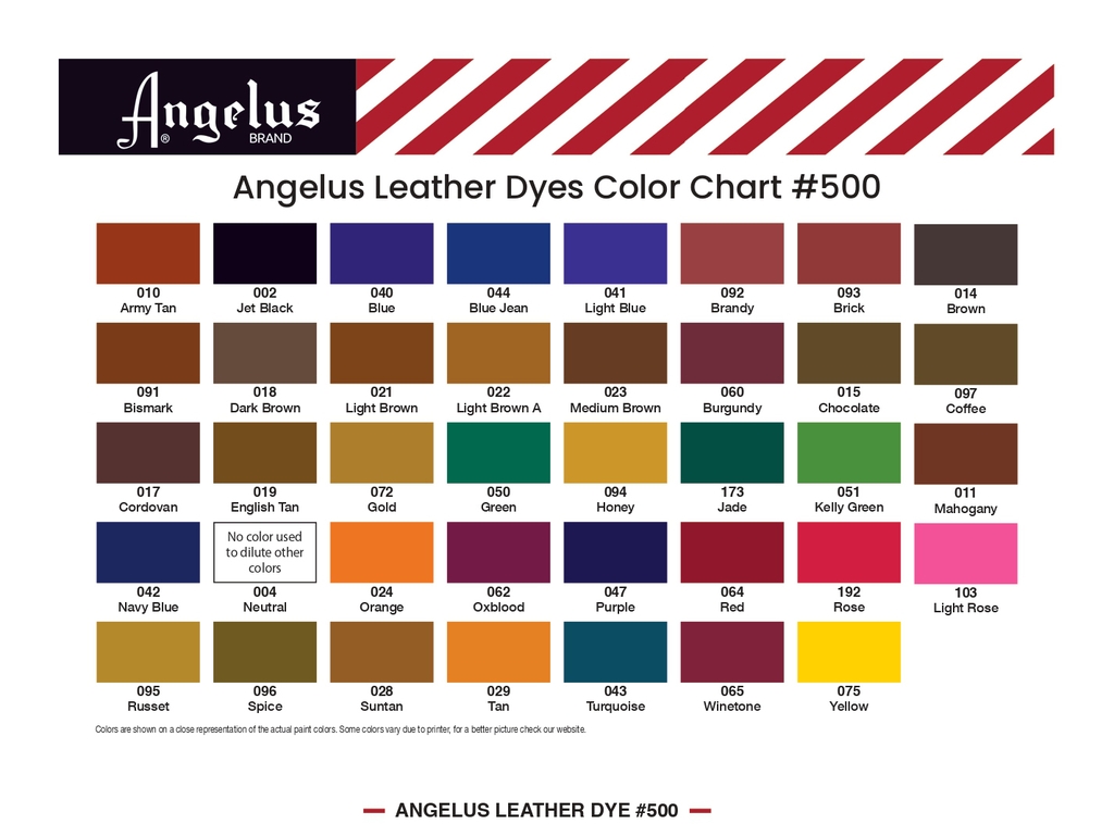 Màu nhuộm da Angelus Leather Dye Yellow (Vàng) 90ml (3Oz) – 075