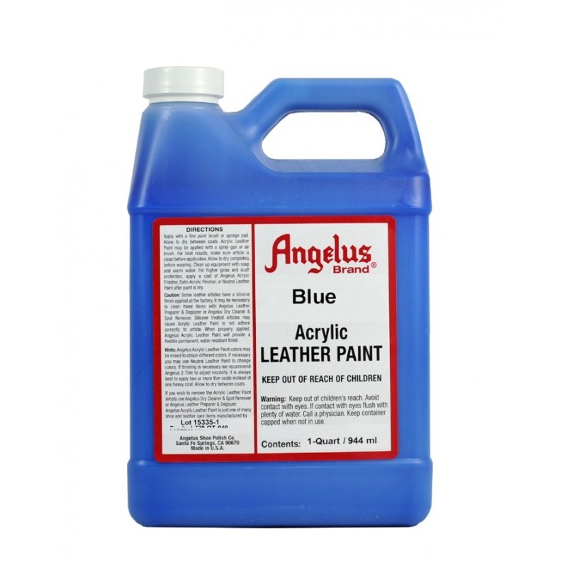 Màu vẽ da vải Angelus Acrylic Leather Paint 472ml (Pint) & 944ml (Quart)