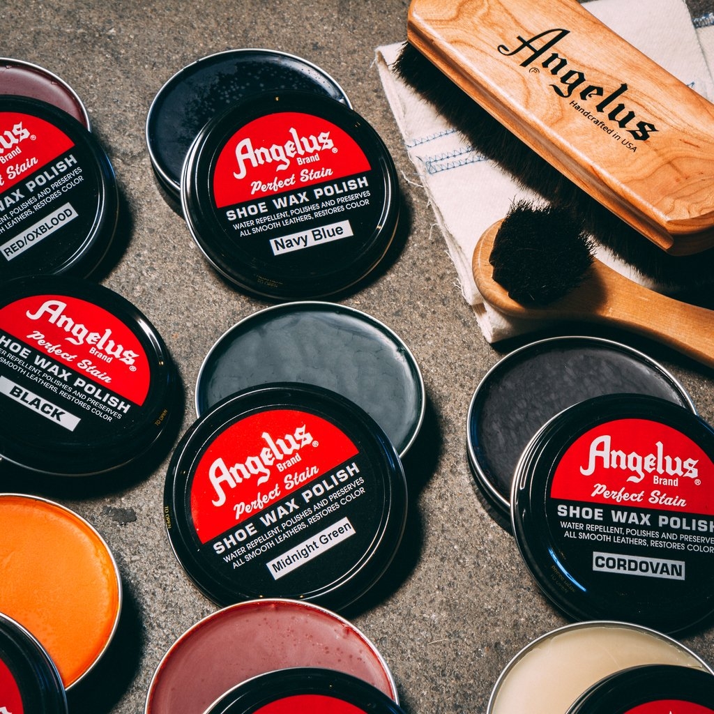 Xi đánh giày da cao cấp Angelus Shoe Wax Polish 90ml (3Oz)