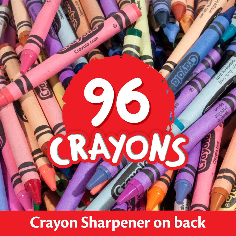 Bộ bút sáp màu tập tô cho trẻ Crayola Crayons - 24 Màu