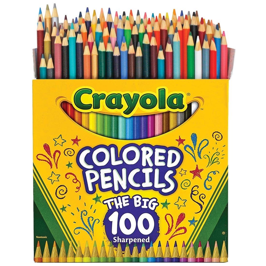 Bộ bút chì màu cho bé tập vẽ tranh Crayola Colored Pencils - 24 Màu