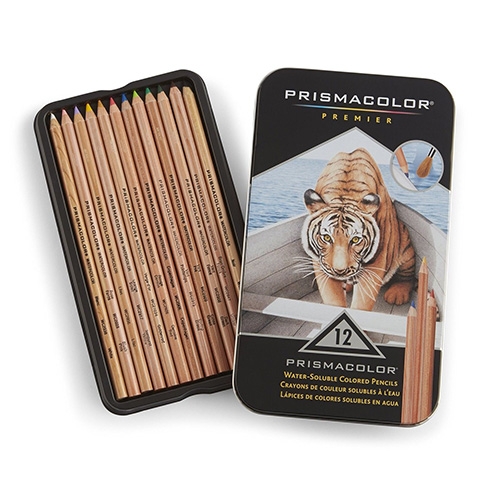 Bộ bút chì màu nước Prismacolor Premier Watercolor - 36 Màu (Hộp thiếc)