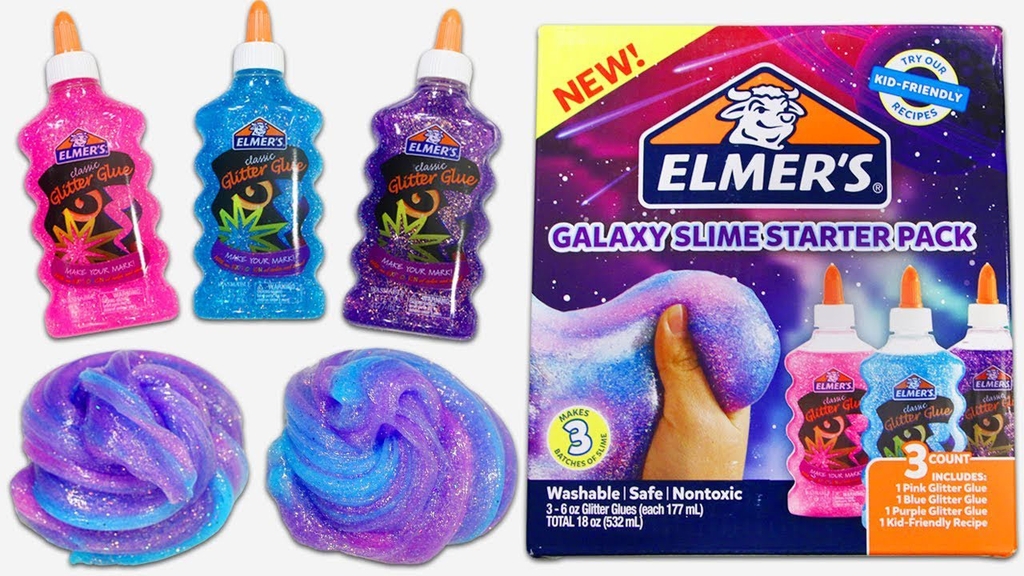 Keo dán kim tuyến Elmer’s Glitter Glue 177ml – Vàng (Yellow)