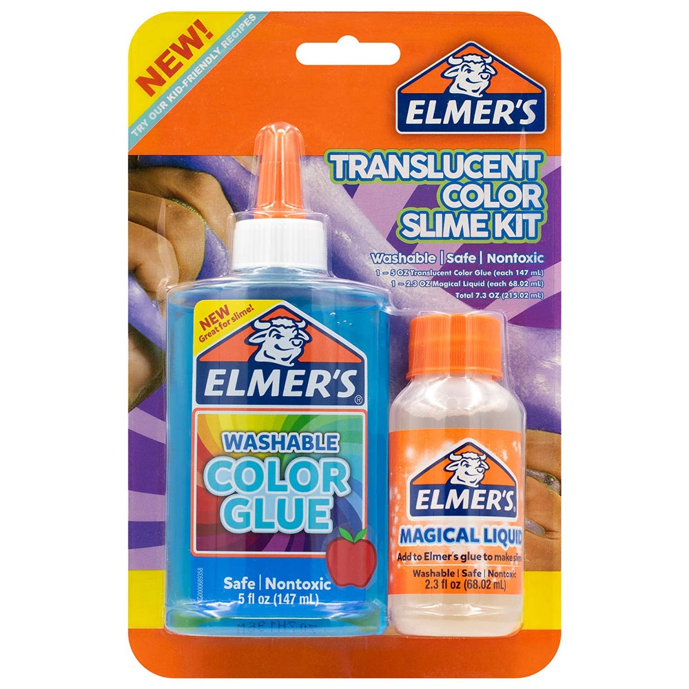 Bộ sản phẩm mini làm slime Elmer’s Washable Color Glue Slime Kit