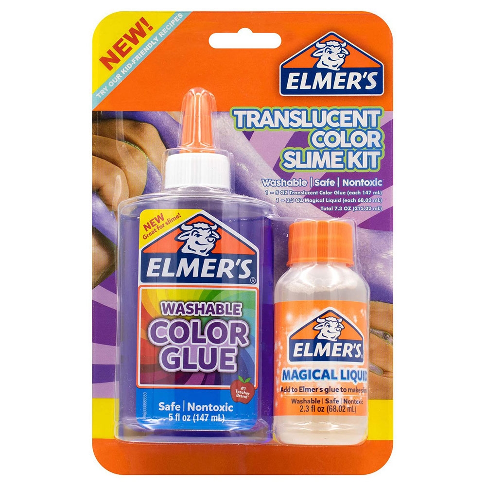 Bộ sản phẩm mini làm slime Elmer’s Washable Color Glue Slime Kit