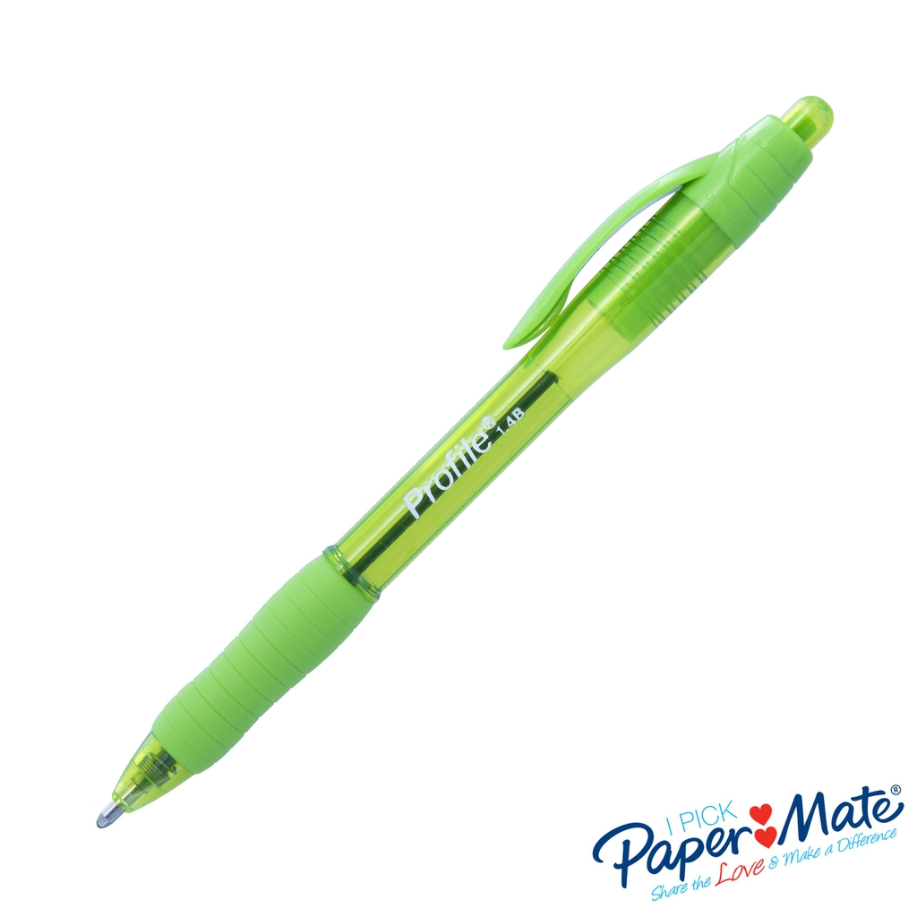 Bút bi bấm ngòi lớn Paper Mate Profile RT 1.4mm