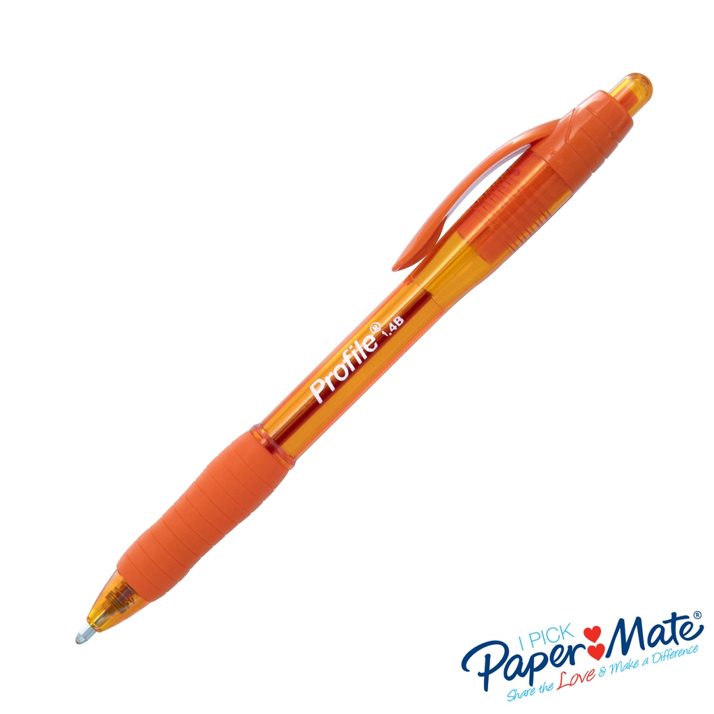 Bút bi bấm ngòi lớn Paper Mate Profile RT 1.4mm