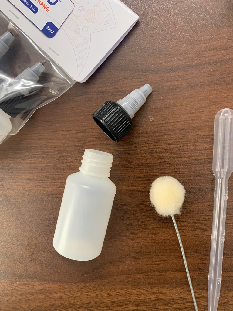 Combo 10 ống hút màu 3ml (VHP-00010)