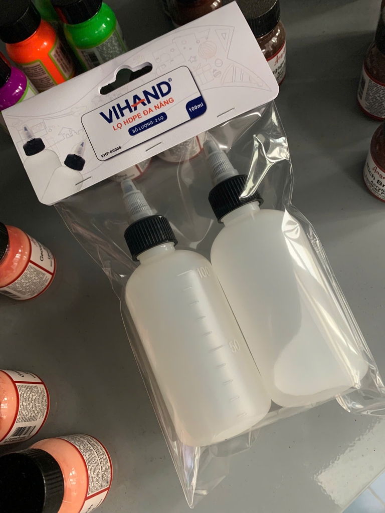 Combo 2 lọ HDPE 100ml đa năng (VHP-00006)