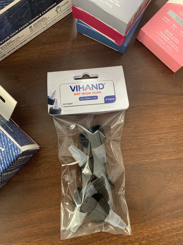 Combo 5 nắp nhọn xoắn phi 24mm (VHP-00007)