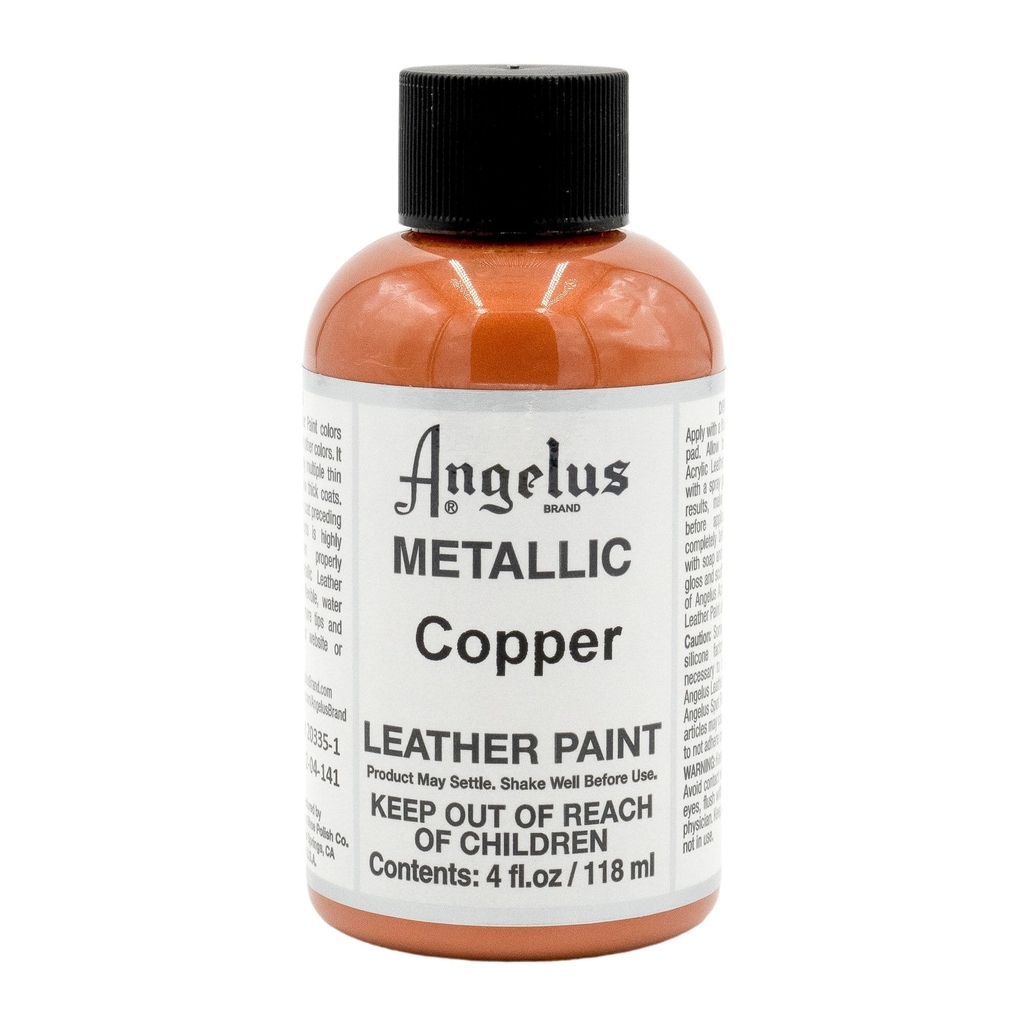 Màu vẽ da, vải Angelus Leather Paint Metallic 118ml (4Oz)