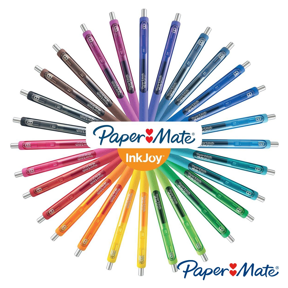 Bút gel đầu bấm Paper Mate InkJoy Gel Medium Point 0.7mm – Màu hồng (Pink)