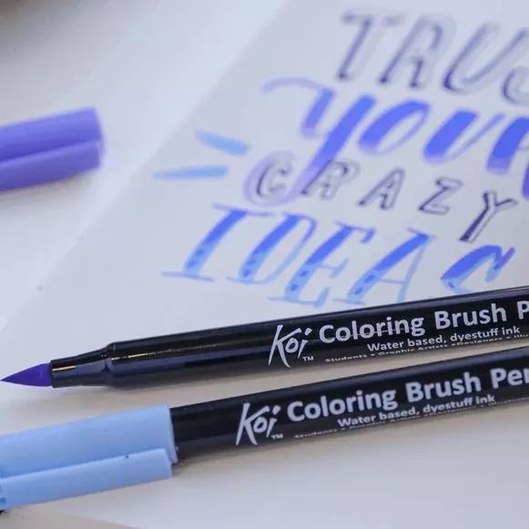 Bút lông màu nước vẽ nghệ thuật Sakura Koi Coloring Brush Pen - Ngòi cọ
