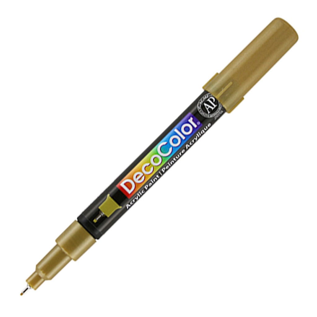 Bút sơn acrylic vẽ đa chất liệu Marvy Uchida DecoColor Extra Fine #115 - Ngòi 0.8mm