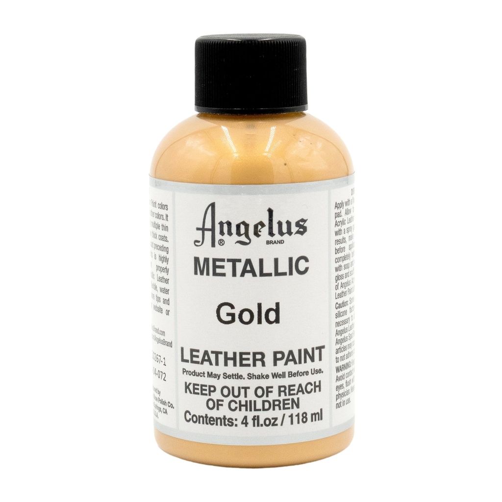 Màu vẽ da, vải Angelus Leather Paint Metallic 118ml (4Oz)