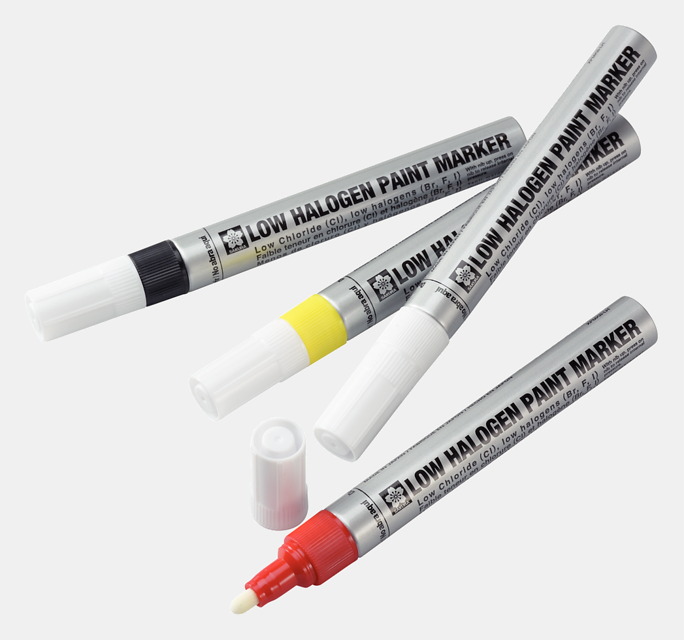 Bút sơn đánh dấu công nghiệp Sakura Low Halogen Paint Marker 2.0mm