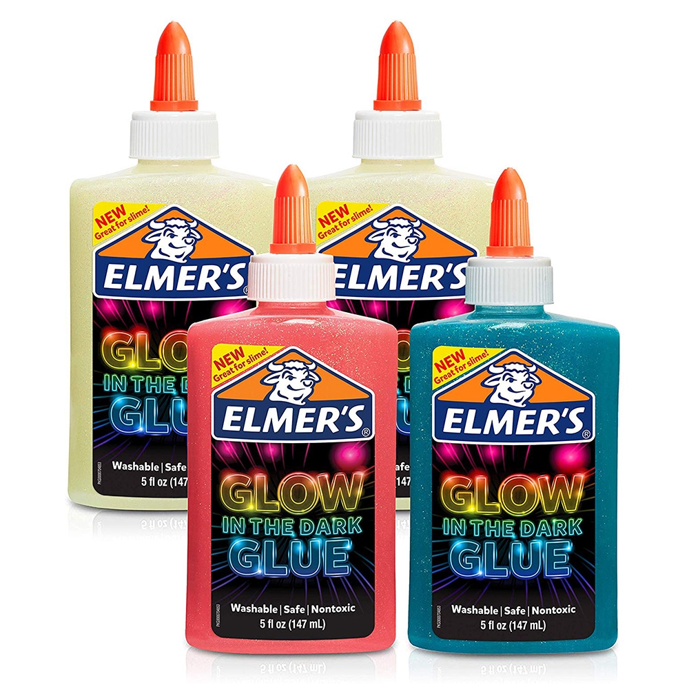 Keo dán phát sáng trong tối Elmer’s Glow in the Dark 147ml – Cam (Orange)