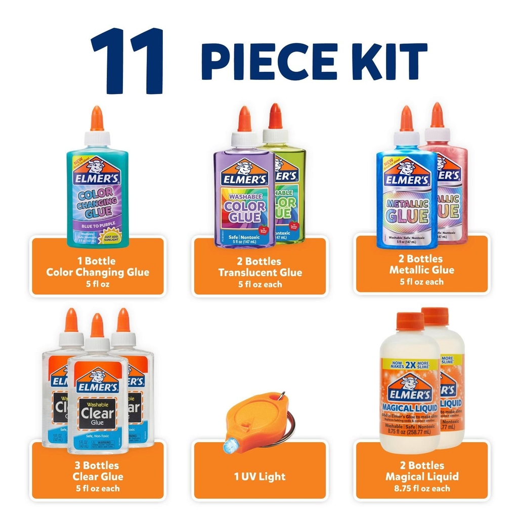 Keo dán thay đổi màu sắc Elmer’s Color Changing Glue 147ml – Purple (Tím)