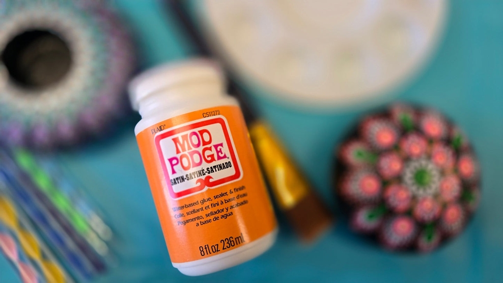 Keo đa năng để dán, phủ bảo vệ, in ảnh MOD PODGE Satin 3 trong 1 làm đồ thủ công