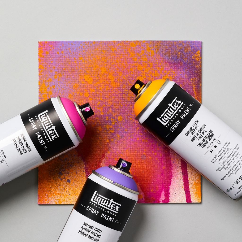 Bình sơn xịt cao cấp Liquitex Professional Spray Paint 6151 Cadmium Red Medium Hue 6 - 400ml