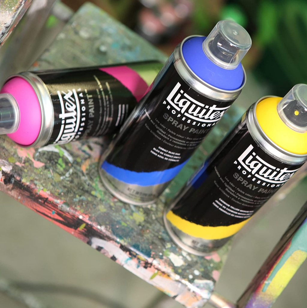 Bình sơn xịt cao cấp Liquitex Professional Spray Paint 6830 Cadmium Yellow Medium Hue 6 - 400ml