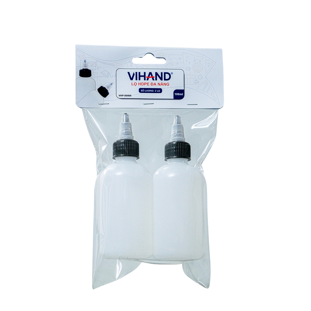 Combo 2 lọ HDPE 100ml đa năng (VHP-00006)