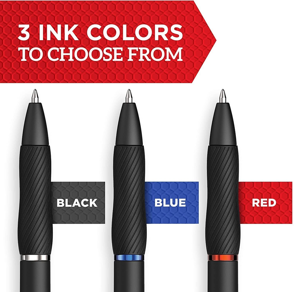 Bút bi gel đầu bấm cao cấp Sharpie S-Gel Fine Point 0.5mm - Black (Màu đen)