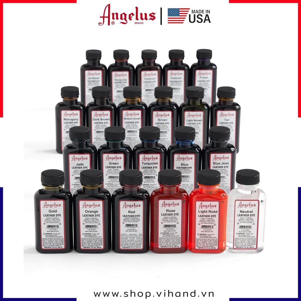 Màu nhuộm da Angelus Leather Dye 90ml (3Oz)