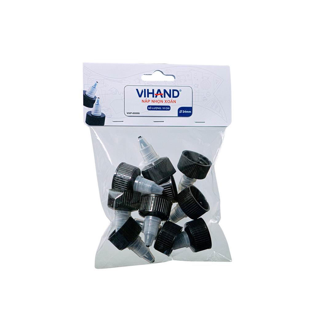 Combo 10 nắp nhọn xoắn phi 24mm (VHP-00008)