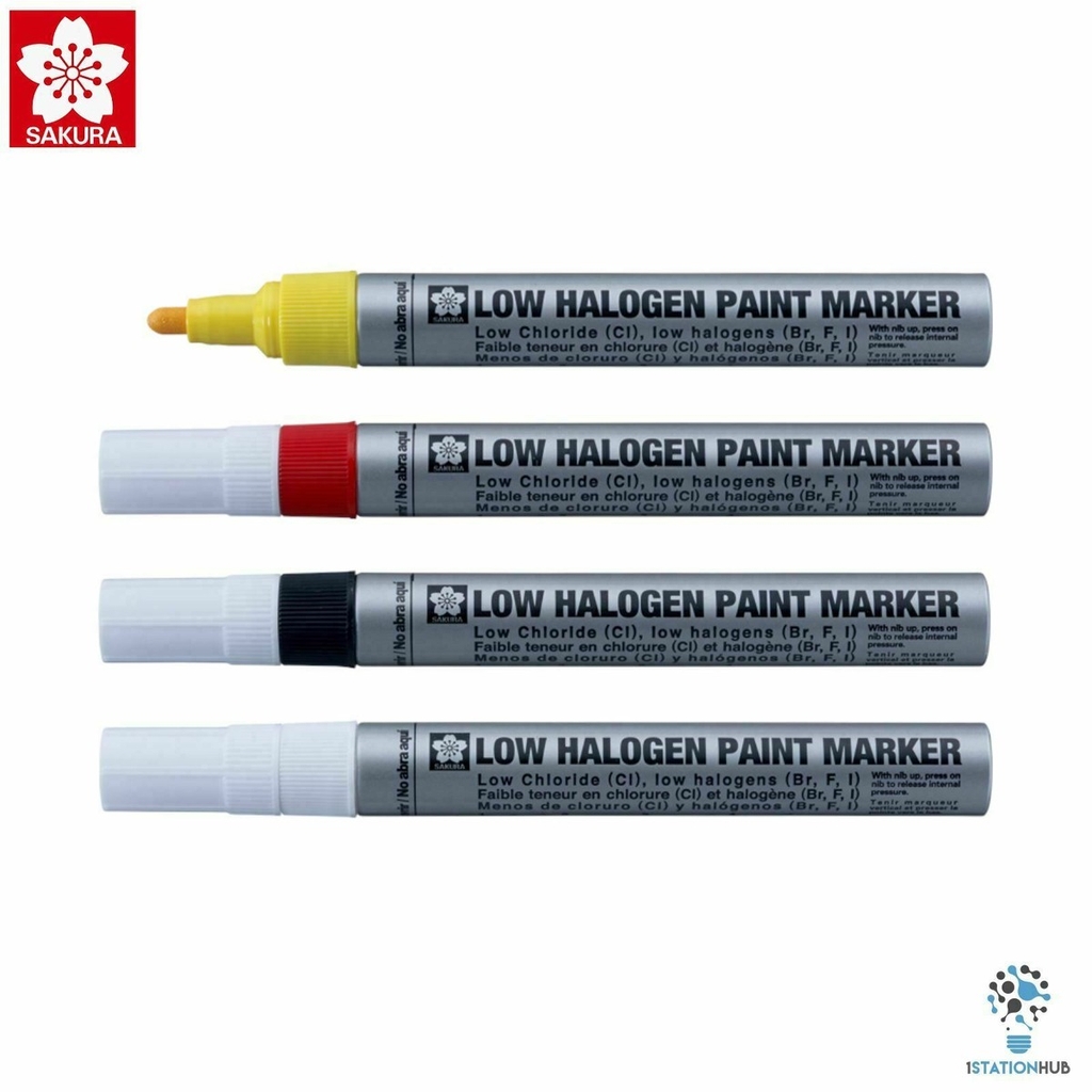 Bút sơn đánh dấu công nghiệp Sakura Low Halogen Paint Marker 2.0mm