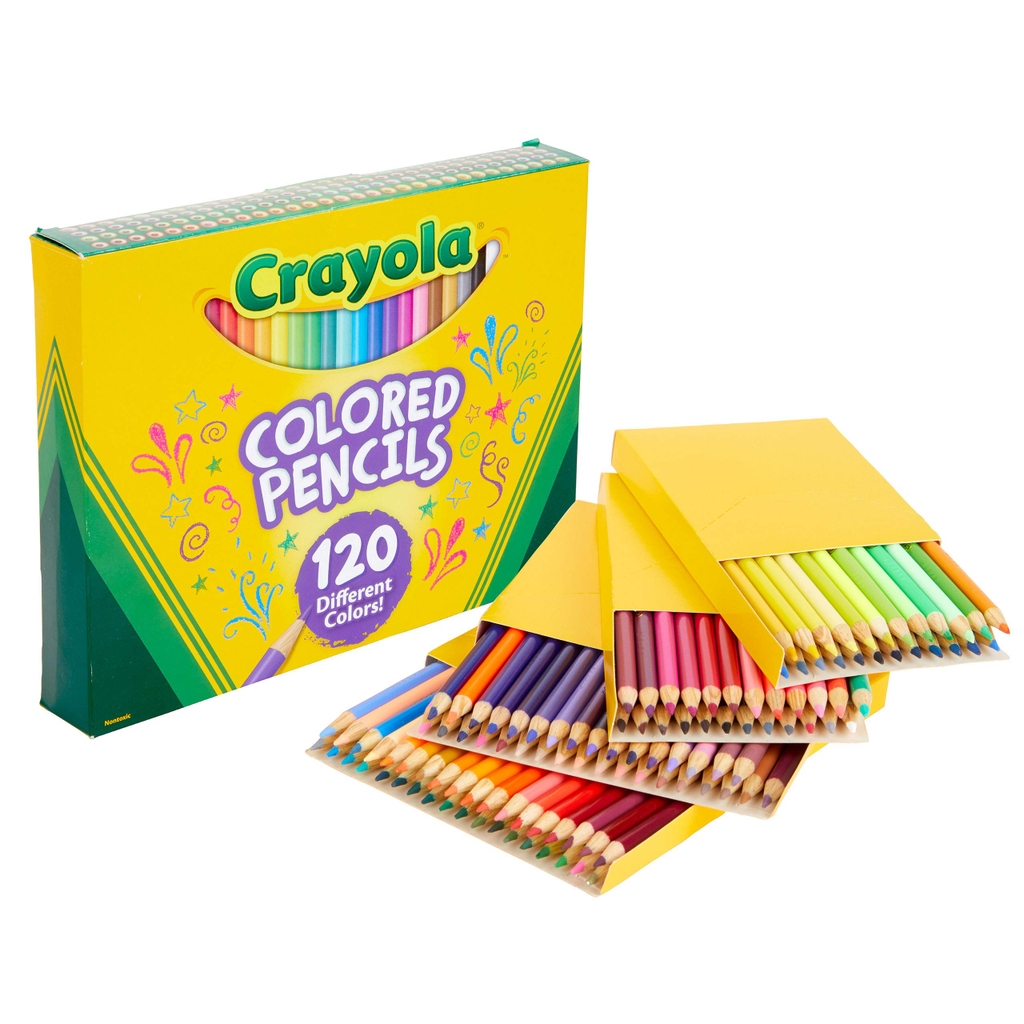 Bộ bút chì màu cho bé tập vẽ tranh Crayola Colored Pencils - 12 Màu