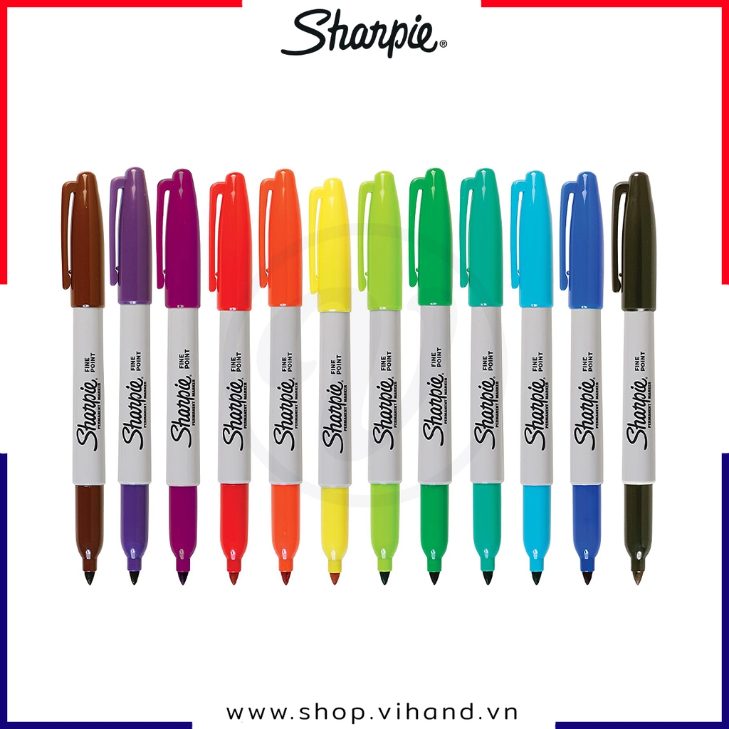 Bút lông dầu vẽ trên nhiều chất liệu Sharpie Fine Point 0.9mm
